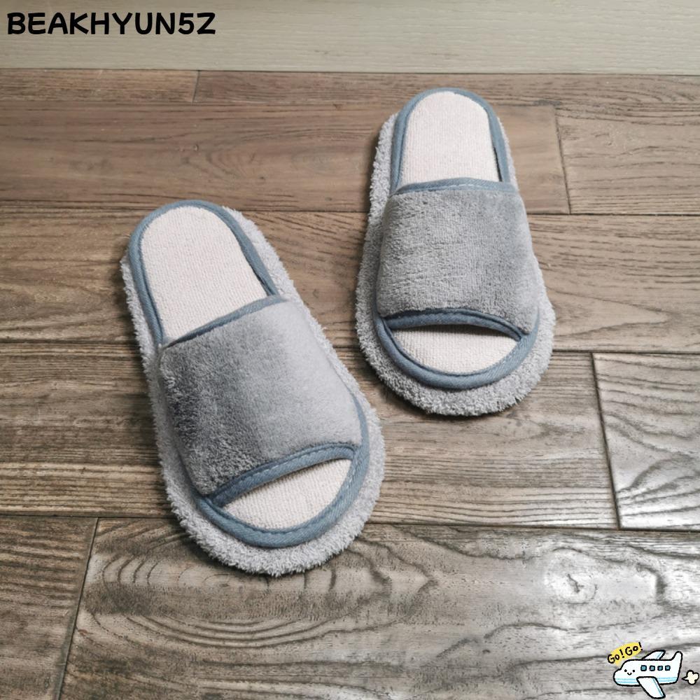 BEAKHYUN5Z Microfibre Mop Slipper เครื่องมือฝุ่นในครัวเรือนรองเท้าเท้า