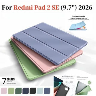 สําหรับ Xiaomi Redmi Pad 2 9.7 2026 | WiFi 4G ซิลิโคนนุ่มฝาครอบ PAD2 SE 8.7 พับ Stent แท็บเล็ตกันกระแทก 050