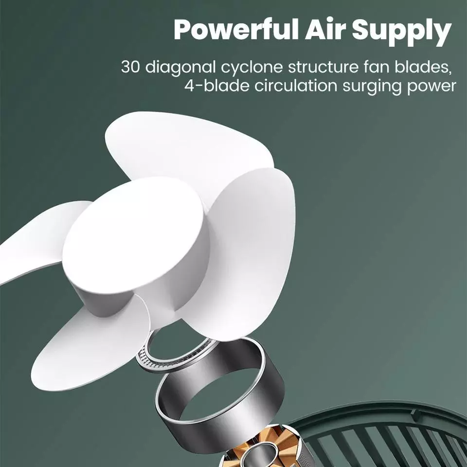 Mini USB Desktop Fan Portable Rechargeable thumbnail 8