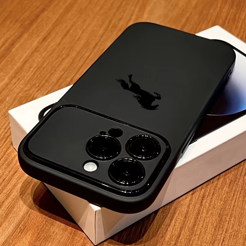 Simple และ Creative Horse เคสโทรศัพท์สําหรับ iPhone 17 Pro Max 16 15 14 13 12 11 Pro 15 16 Plus XR XS MAX ฝาครอบซิลิโคนเคลือบ