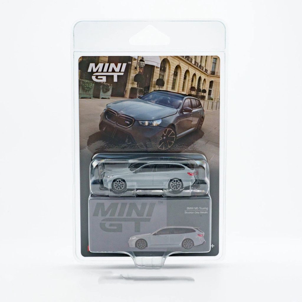 MINI GT 1:64 # 1096 BMW M5 Cement Grey Alloy Car Model
