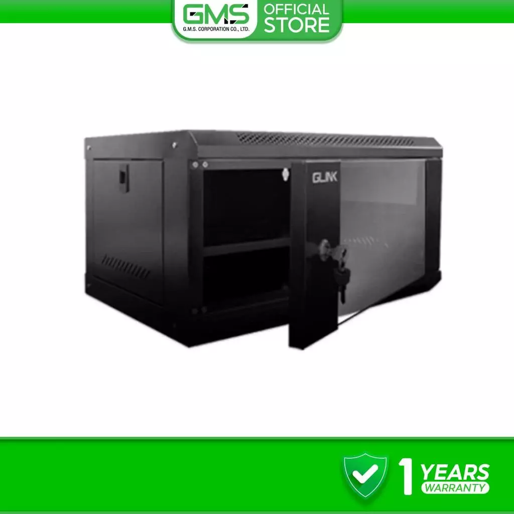 GLINK NC6U-40 ตู้แร็ค RACK SERVERขนาด 6U ลึก 40CM มีให้เลือกขาวและดำ เหมาะติดตั้งระบบ CCTV