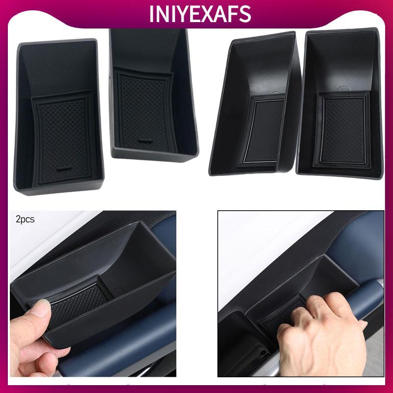 [iniyexafs] ถาดเก็บที่เท้าแขนอุปกรณ์เสริมในรถยนต์ทําความสะอาดง่ายด้านด้านในมือจับประตูออแกไนเซอร์สําหรับ BYD Yuan Plus