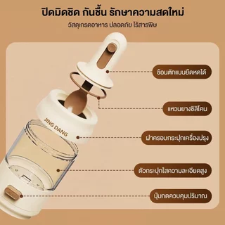 ระปุกใส่เครื่องปรุง 3 ชิ้น โถเกลือ ขวดใส่เครื่องปรุงในครัว ควบคุมปริมาณแม่นยำ กันชื้น ฝาปิดสนิท โถเกลือพร้อมช้อนยืดหดได้