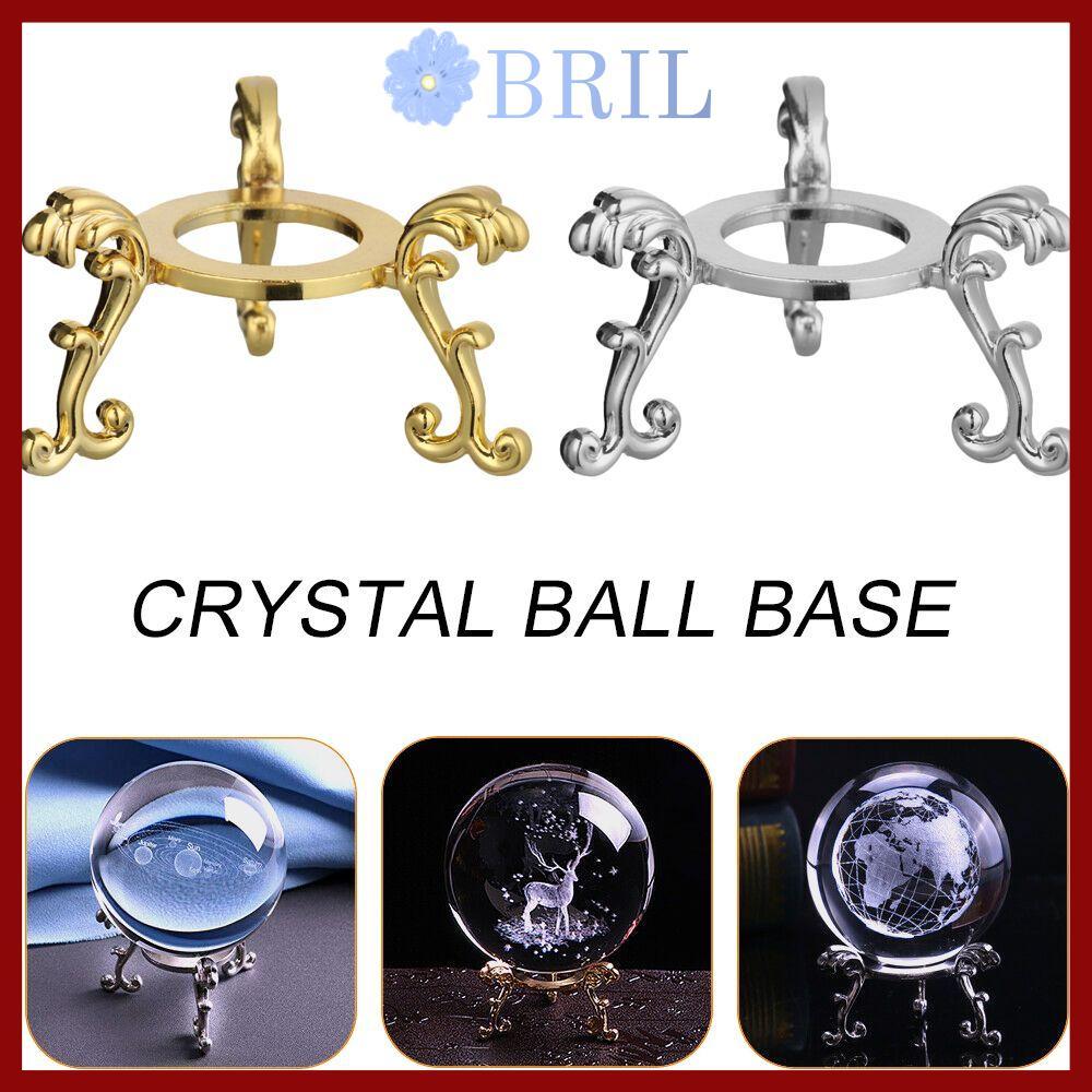 จัดส่งจากประเทศไทยBRIL Sphere Stone Support Figurine Home Decor Desktop Jewelry Display Stand