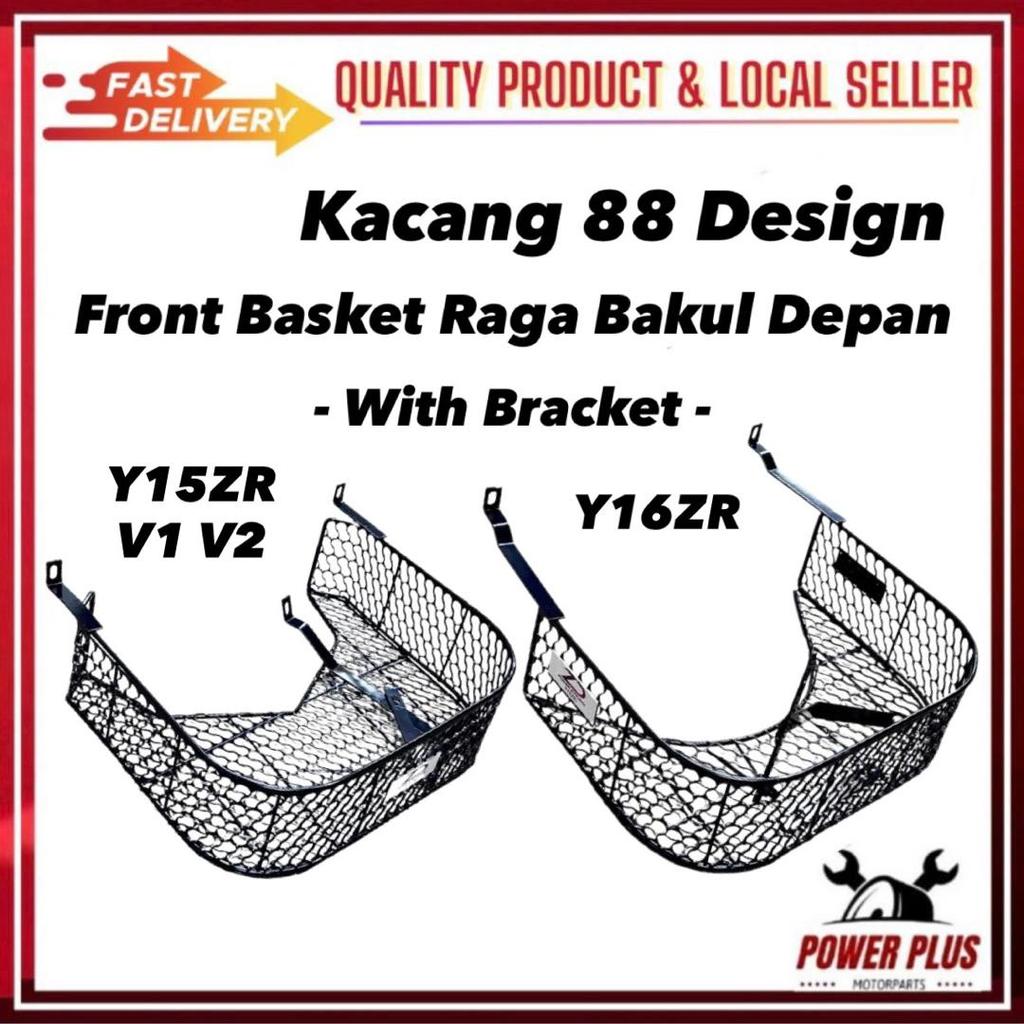 ตะกร้าหน้าพร้อมขายึด - Kacang 88 Design Ysuku Y15 Y15ZR Y15Z V1 V2 Y16 ZR Y16ZR Y16Z Raga Bakul Depa