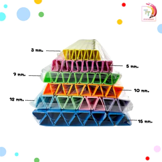 Orca (ออร์ก้า) สันรูดพลาสติก A4 ขนาด 3 mm มีให้เลือก 19 สี ( 12 ชิ้น / แพ็ค )