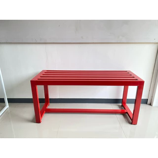 ม้านั่งเหล็ก 2 × 1 นิ้ว เคลือบกันสนิม ม้านั่งกลางแจ้ง ม้านั่งสนาม ไม่เป็นสนิม