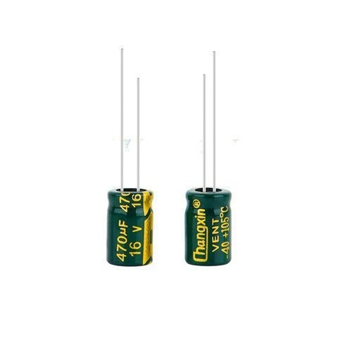 ตัวเก็บประจุไฟฟ้า 16V470UF ตัวเก็บประจุไฟฟ้า 470UF 16V 8X12 ตัวเก็บประจุไฟฟ้า 16V470UF
