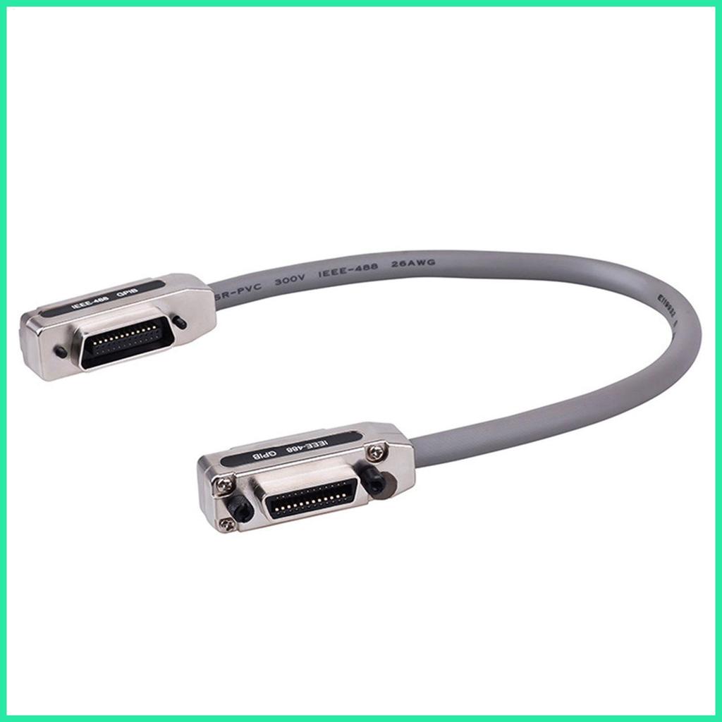 สายบอร์ดควบคุม 1/1.5/2m IEEE-488 สายฝาครอบโลหะทนทานยาว IEEE-488 สายต่อโลหะ delph