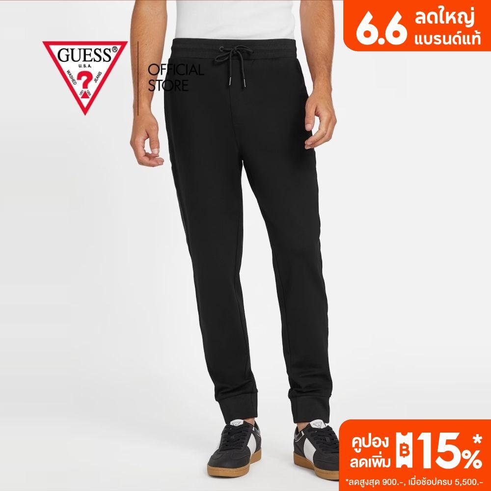 GUESS MEN กางเกง รุ่น X5BQ38K8XF0  สีดำ