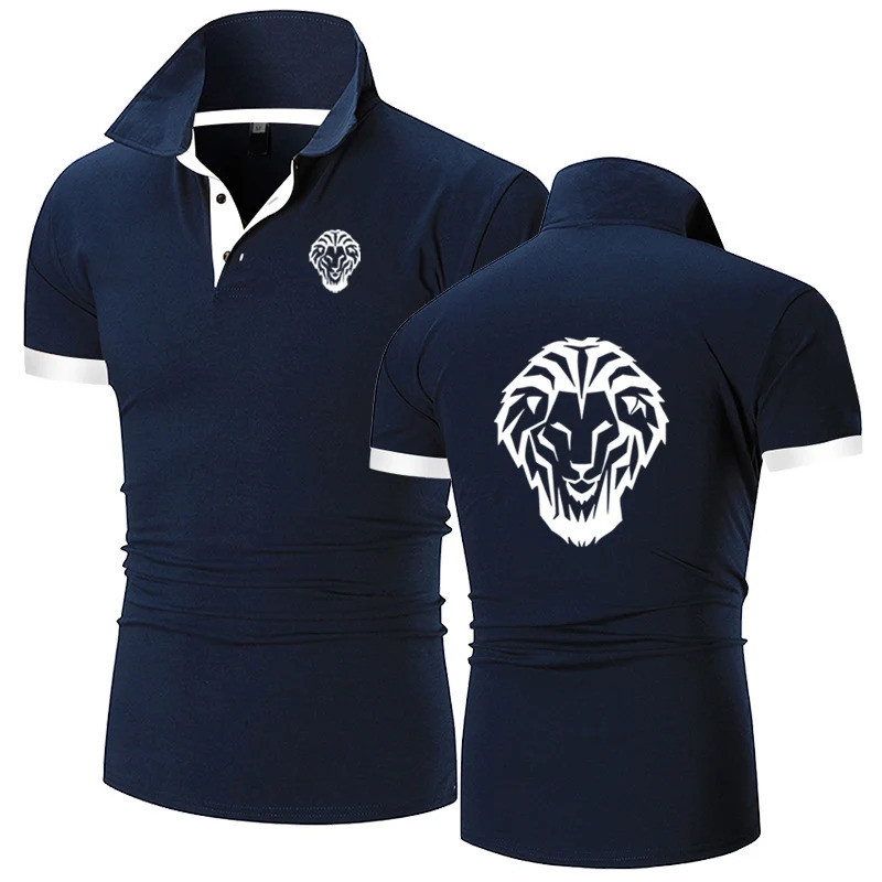 Leon Athletic Club de Bilbao 2022 ผู้ชายผ้าฝ้ายใหม่แขนสั้นลําลองฤดูร้อนขายร้อนBreathableสีทึบเสื้อโป