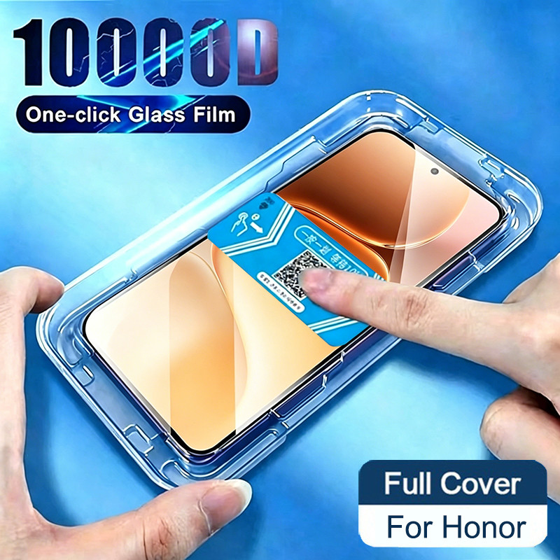 สําหรับ Honor 600 400 200 100 90 80 70 60 50 Pro 600 Lite Honor 400 500 Smart 90 Lite 200Lite 400Lite Anti-Spy ความเป็นส่วนตัวคลิกเดียวติดตั้งคลุมทั้งหมดกระจกนิรภัยป้องกันหน้าจอ