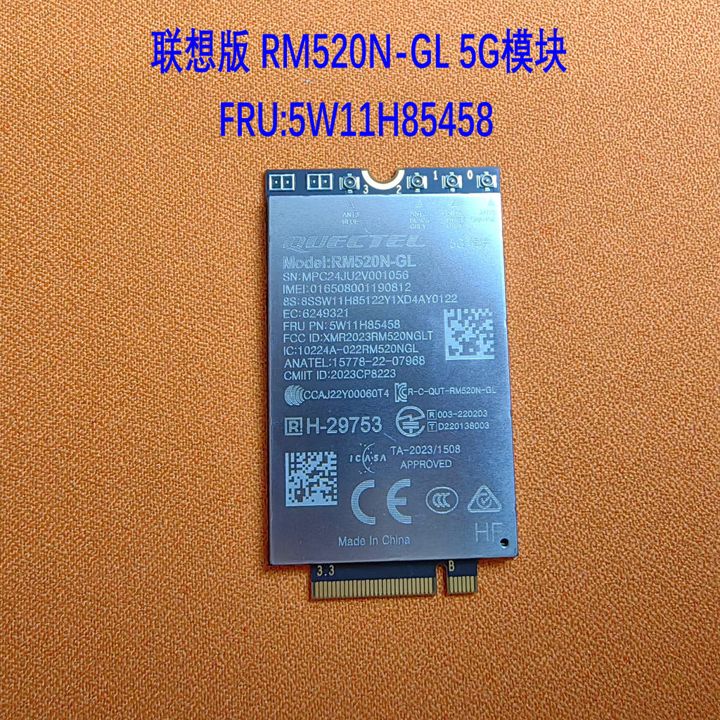 ThinkPad X1C 12 13 T14 Gen5-6 RM520N-GL 5G โมดูล 5W11H85458