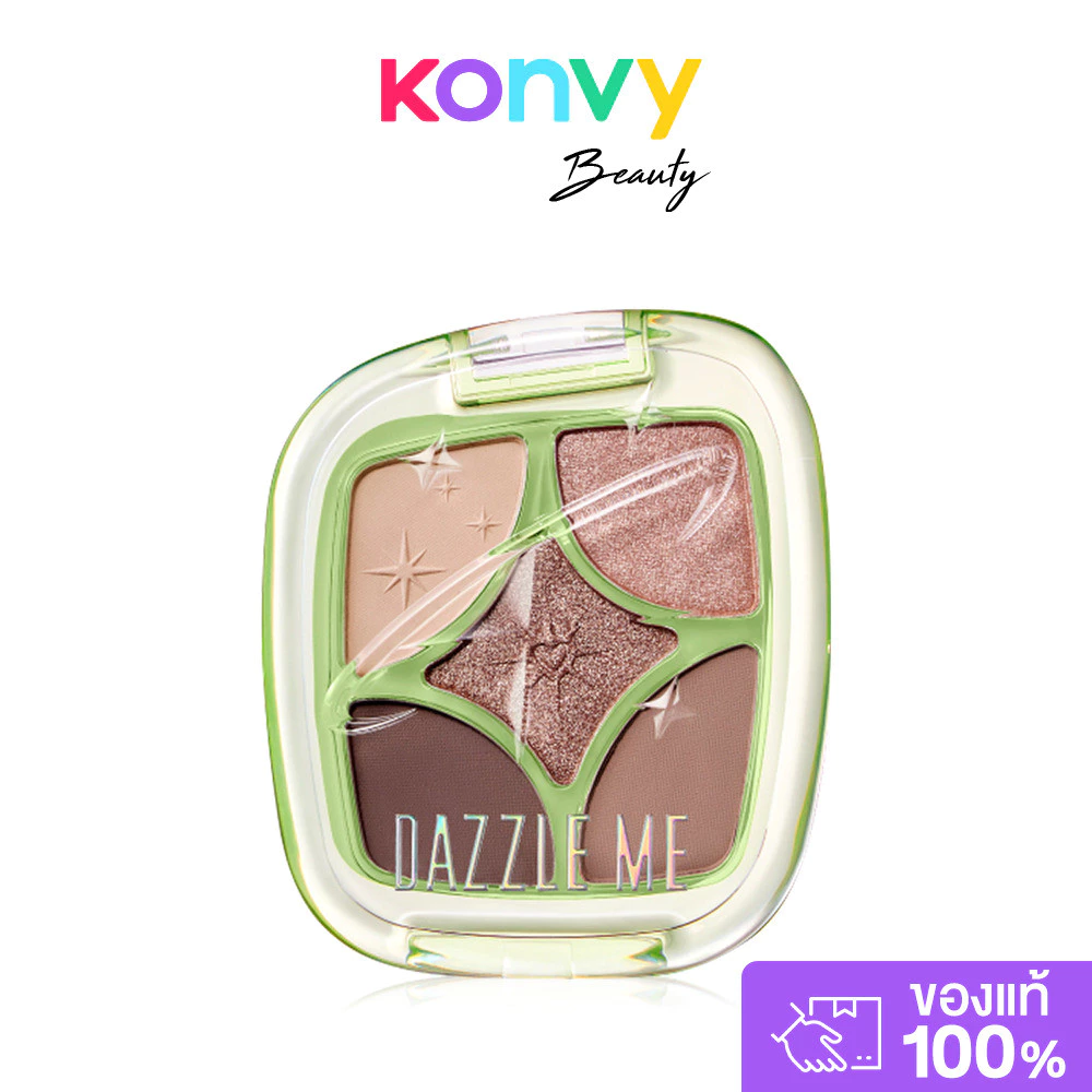 Dazzle Me Mood Maker Eyeshadow Palette 5g #B01 พาเลทอายแชโดว์ แดซเซิล มาพร้อมเนื้อแมทเนียนละเอียด และชิมเมอร์เปล่งปร...