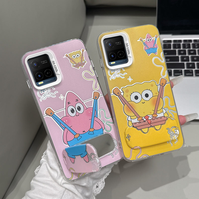 เคส vivo y21 vivo y21s y21t y33s y33t เคส สีเงิน เคสโทรศัพท์ป้องกันการล่มสลาย