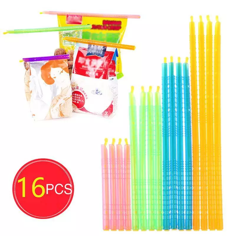 Well HOME Food Storage Bag Sealing Clip Plastic Rod
