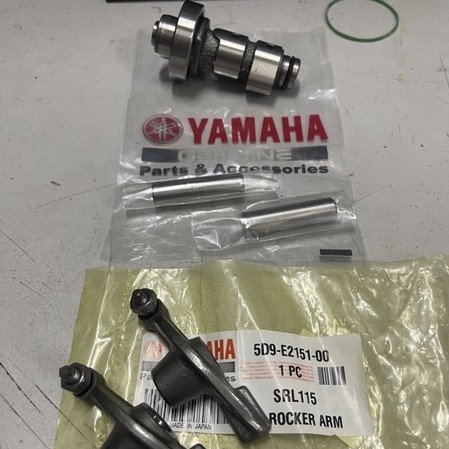 YAMAHA SRL115 cam เพลา ROCKER ARM SET เพลาแขนโยก CAMSHAFT SRL 115 LAGENDA 115Z srl-115ZR srl115 115Z