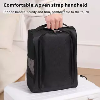 SKTH กระเป๋าใส่รองเท้าฟุตบอลแบบพกพาผ้า Oxford Light Breathable Shoe Bag for Sports Student and Team Travel SKK