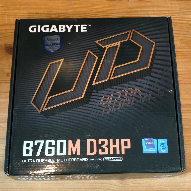 MAINBOARD (เมนบอร์ด) GIGABYTE B760M D3HP (INTEL SOCKET 1700 DDR5 MICRO-ATX) มือสอง ครบกล่อง ใช้งานปก