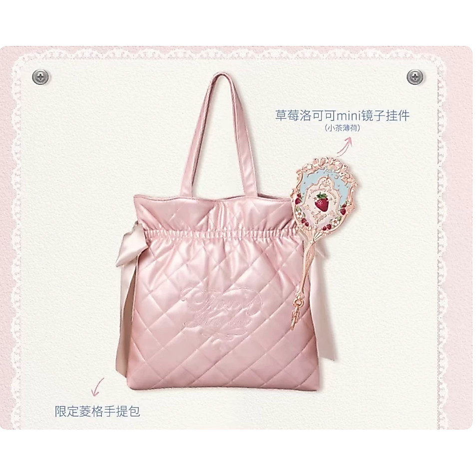 ดอกไม้รู้ 2026 Limited Edition กระเป๋าถือเพชรอุปกรณ์ต่อพ่วงกล่องเครื่องประดับ Love Birthday Bag กระเป๋าสะพาย