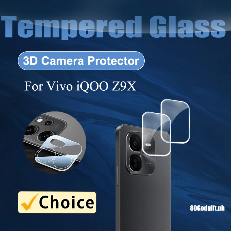 3Dกระจกนิรภัยเลนส์สําหรับVivo iQoo Z9X 9H 8Kแก้วกล้องฟิล์มสําหรับVivo iQoo Z9X Z9 Turbo Z9S Z10 Turb