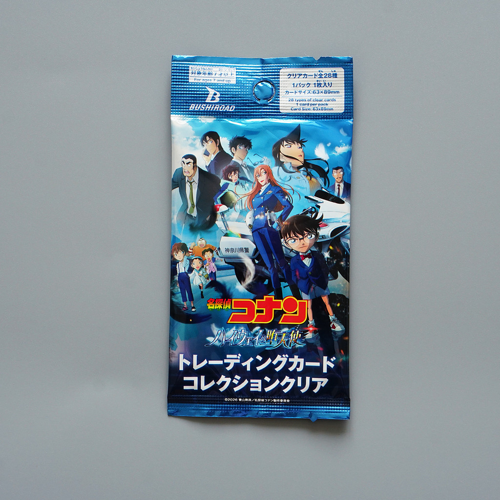 [พร้อมส่งในไทย] Conan Clear Card Movie โคนัน ซองสุ่มการ์ดใส การ์ดสุ่ม ของแท้ 100% จากญี่ปุ่น
