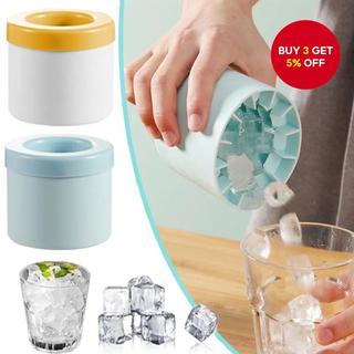 Silicone Ice Cube Mold Round Ice Bucket Summer Homemade DIY Refrigerator Freeze Ice Maker Creative Ice Cube Mold Barware Tools