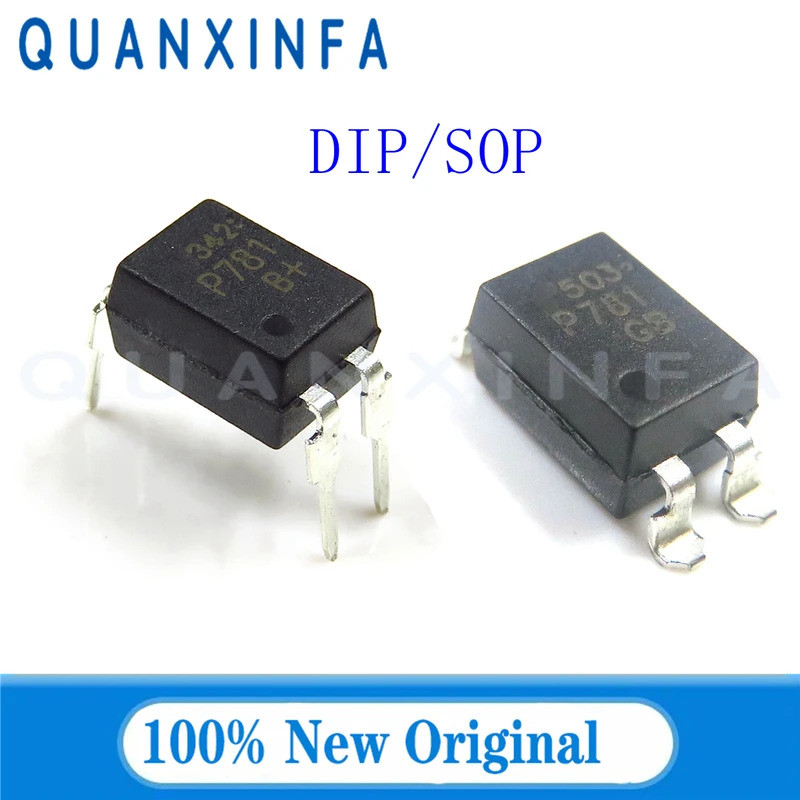 10PCS TLP781GB DIP4 P781 SOP4 P781B เอาต์พุตทรานซิสเตอร์ photocoupler ในสต็อก GSIO
