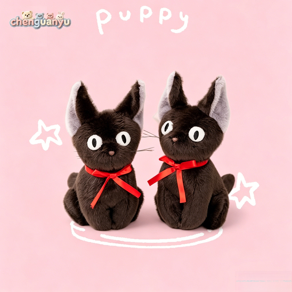 บริการจัดส่งของ Kiki Jiji Black Cat Plush Toy Studio Ghibli แฟนของขวัญ