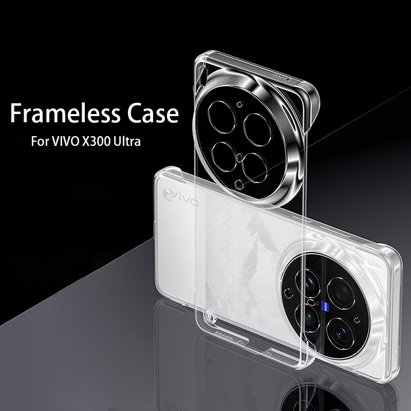 Frameless Slim Clear Hard ฝาหลังสําหรับ VIVO X300 Ultra