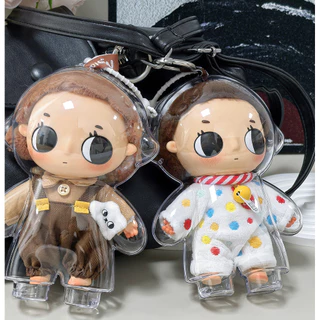 [เฉพาะเสื้อผ้าเด็ก] เคสป้องกันสําหรับ Nyota 15 ซม. Little Moments Series จี้ตุ๊กตาหนาโปร่งใสป้องกันกรณีถุงเก็บฝุ่น Outing เดินกระเป๋าเด็ก