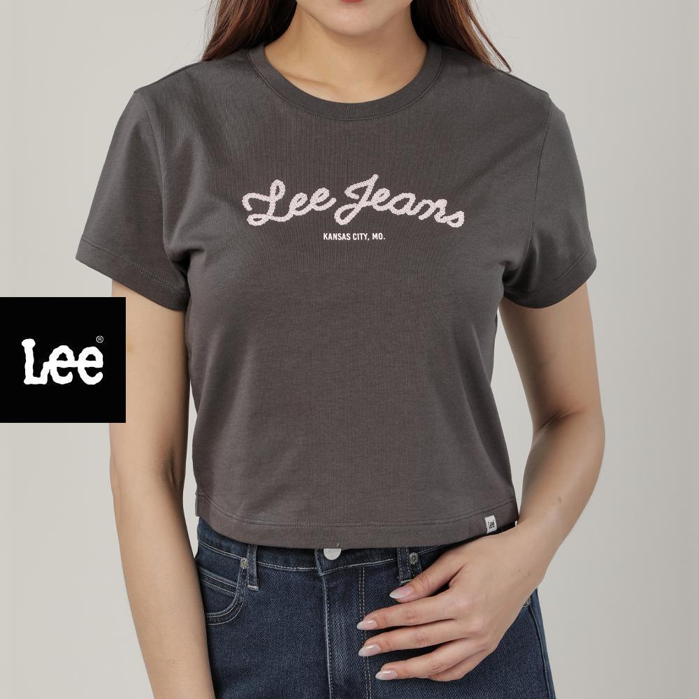 LEE เสื้อยืดแขนสั้นผู้หญิง รุ่น LE S126WTSSF03  สีเทา