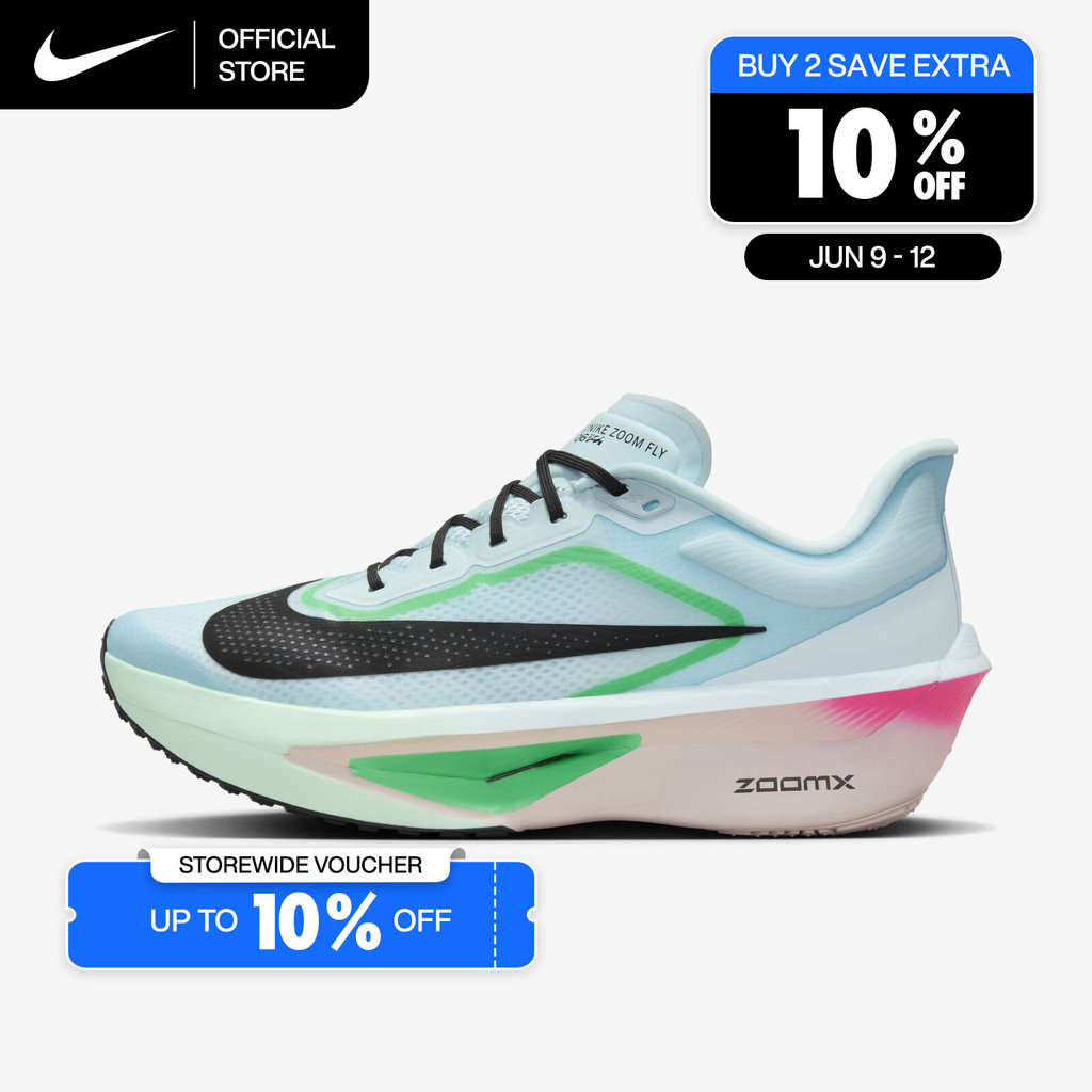 Nike Men's Zoom Fly 6 Road Running Shoes - Glacier Ice [FN8454-402]