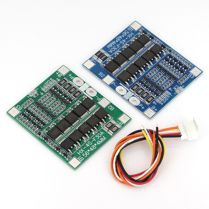 4S 14.8V Li-แบตเตอรี่บอร์ดป้องกันBalance 4S 12.8Vแบตเตอรี่ลิเธียมเหล็กฟอสเฟตแบตเตอรี่ 30A
