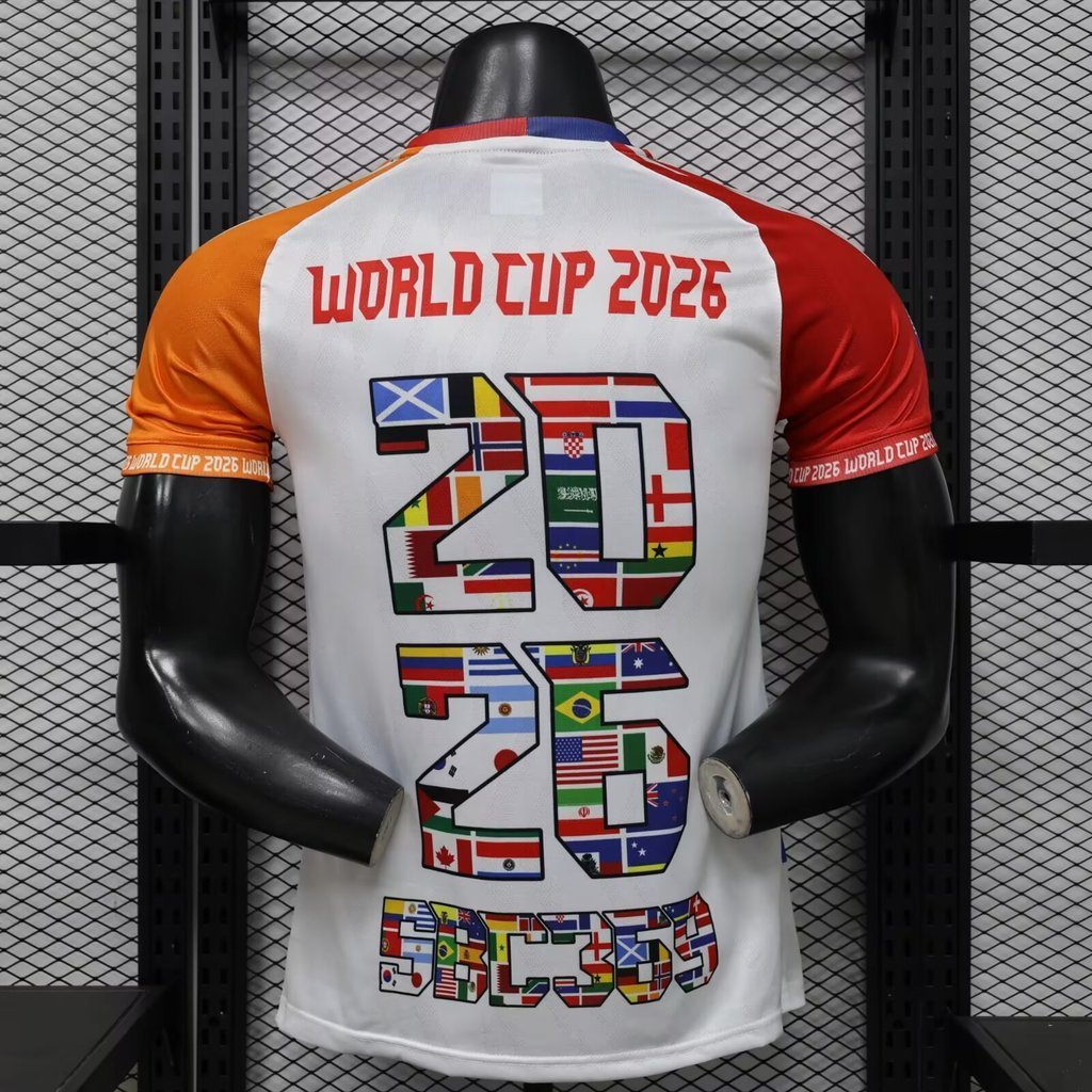 เสื้อยืดทีมฟุตบอลเวิลด์คัพ แขนสั้น คุณภาพสูง แบบพิเศษAAA S-5XL