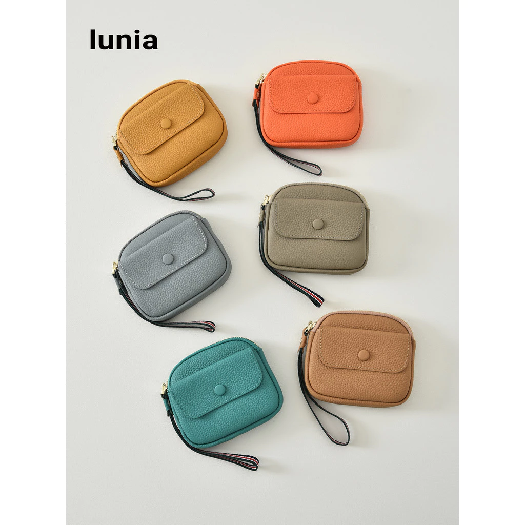 Lunia Original Clutch Bag Cowhide Handle Coin Purse Card Key Drivers License Headphone Lipstick Air Cushion Storage Bag thumbnail 3