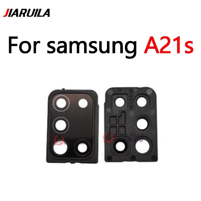 สําหรับ samsung A21s เลนส์กล้องด้านหลังพร้อมกรอบพร้อมโฆษณา