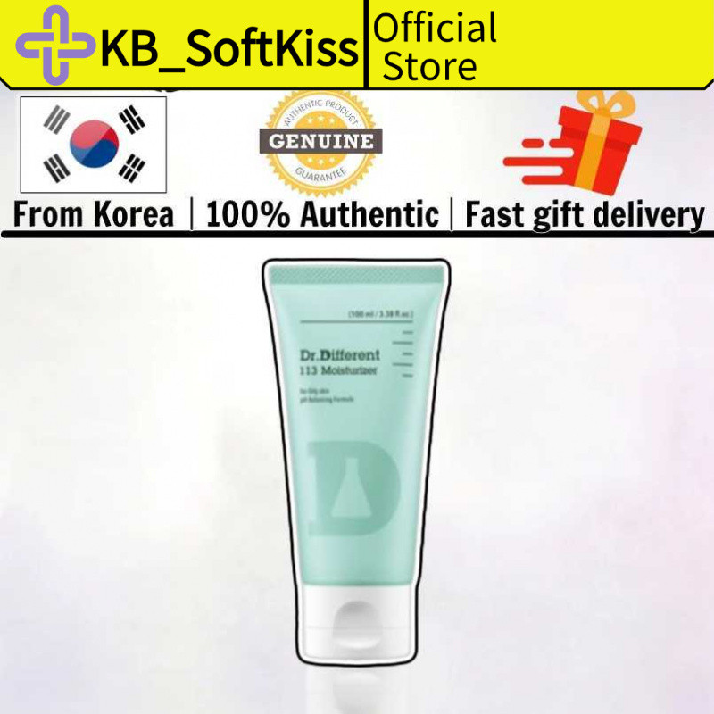 Dr.Different 113 มอยส์เจอร์ไรเซอร์โลชั่น 100ml ปรับสมดุล pH ผิวมัน รูขุมขนกระชับ ลดความมันส่วนเกิน เ