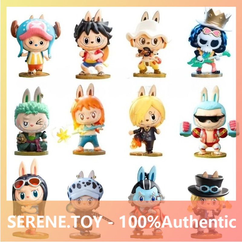 POPMART LABUBU One Piece Series Mystery Box ของเล่นเครื่องประดับของขวัญ