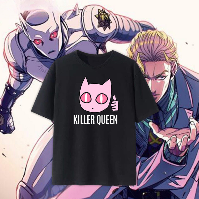 เสื้อยืดอนิเมะ JoJo's Bizarre Adventure, เสื้อยืด JoJo, ดีไซน์พิมพ์ลาย, ใส่ได้ทั้งชายและหญิง, สินค้า
