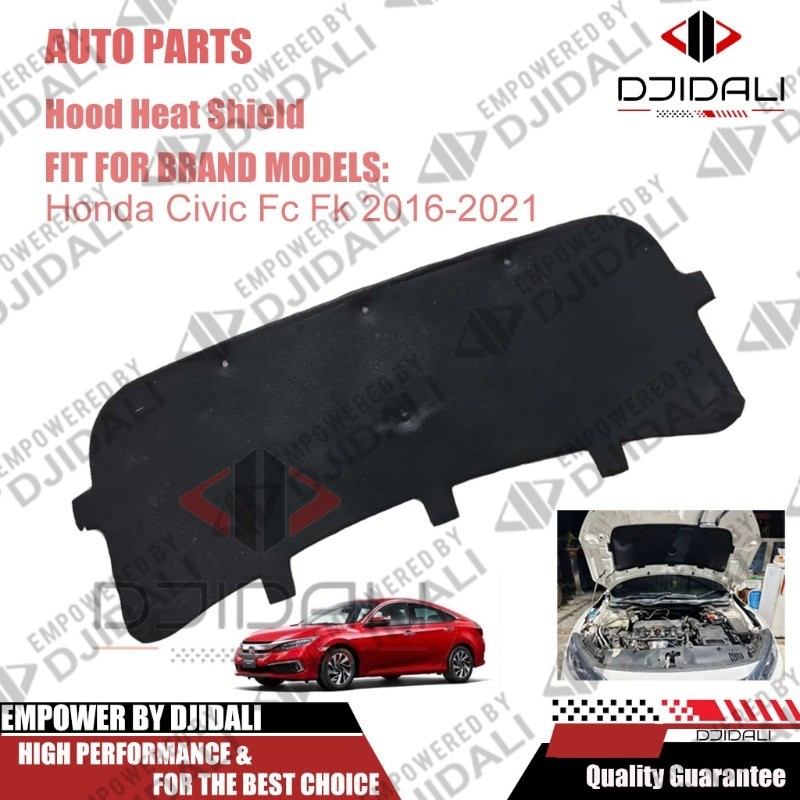 แผ่นฉนวนกันความร้อนใต้ฝากระโปรงหน้ารถ Honda Civic Fc Fk 2016-2021 ( มีกิ๊ฟท์ล็อค ให้พร้อมสินค้า )