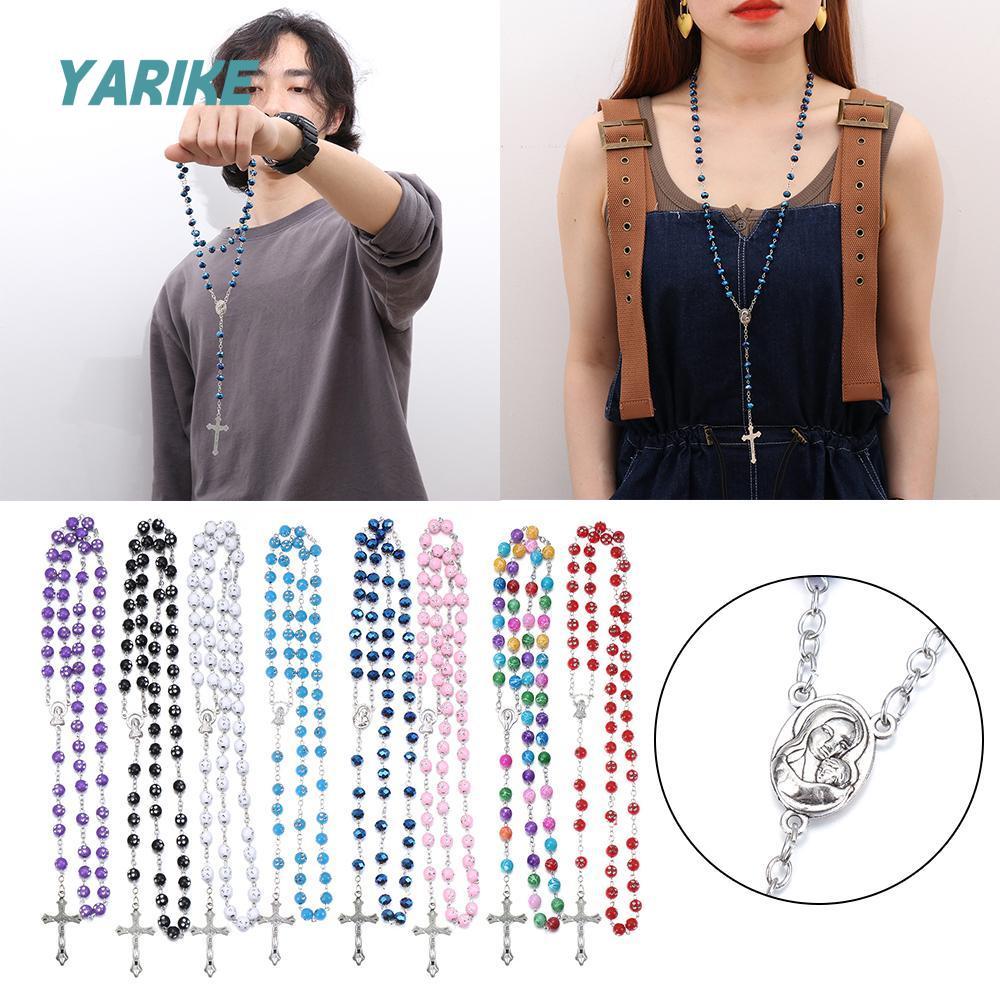 YARIKE 1 PC คาทอลิกสร้อยคอจี้สาววัยรุ่นรูปแบบต่างๆ