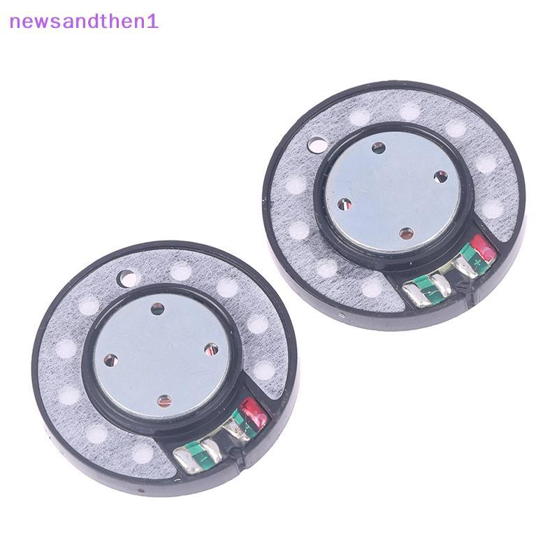 Newsandthen1 2 ชิ้น 40 มิลลิเมตรชุดหูฟัง Hifi หูฟังลําโพง 112db 32ohm หูฟัง Diy ลําโพงอะไหล่ซ่อม Nice