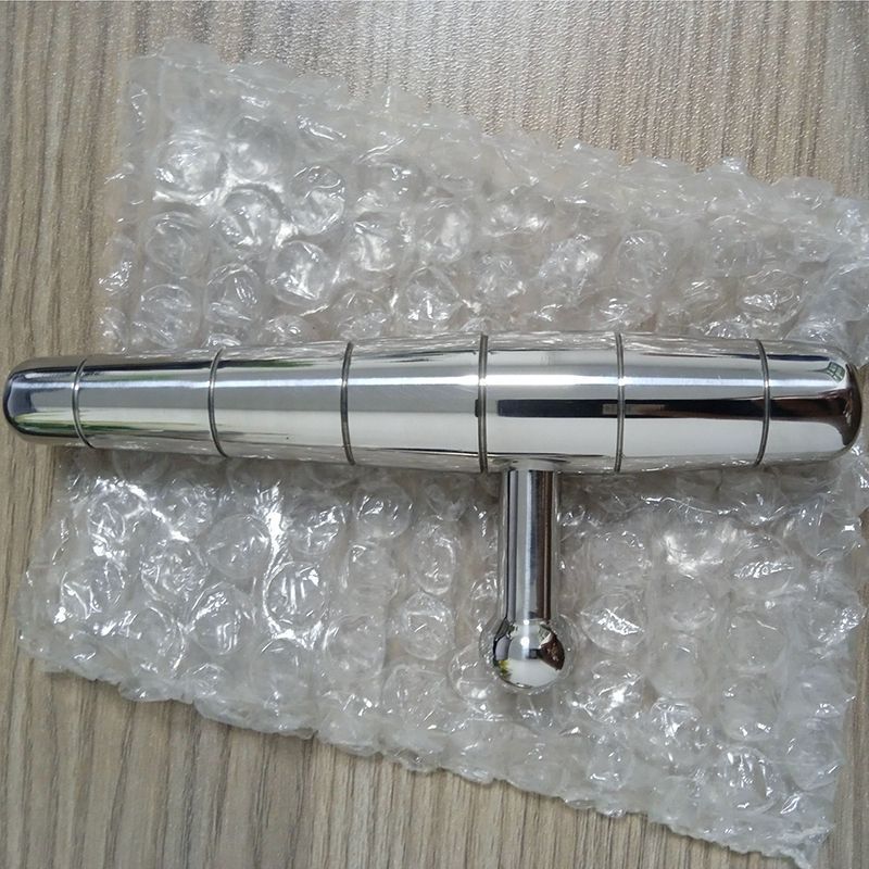 304 สแตนเลสทั้งร่างกายนวดฝังเข็ม Stick Original T-รูปมือเปลี่ยนมือถือยาจีนโบราณนวด Acupoint ประหยัดแรงงาน Meridian Pass % M260524