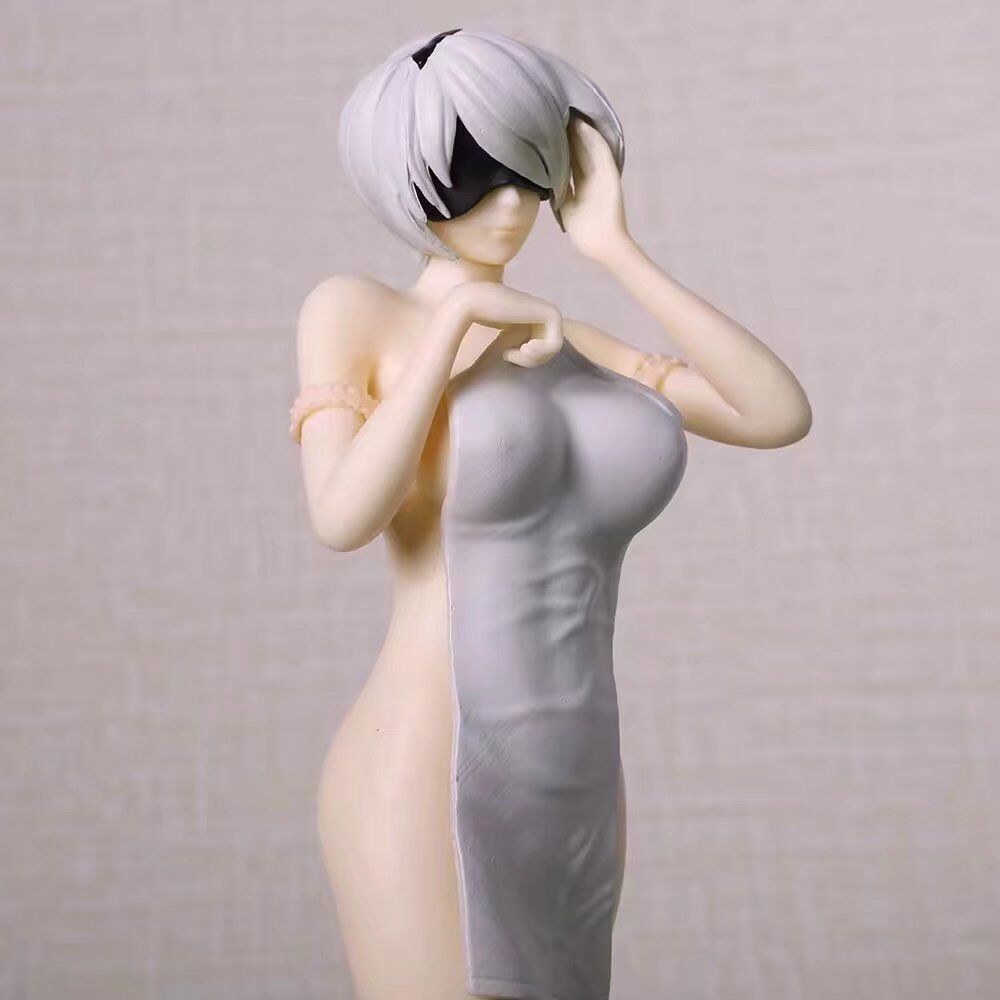 ขายส่งสินค้าอนิเมะ: ฟิกเกอร์ NieR: Automata 2B - ฉากอาบน้ำ ฟิกเกอร์สาวสวย 2D*30525