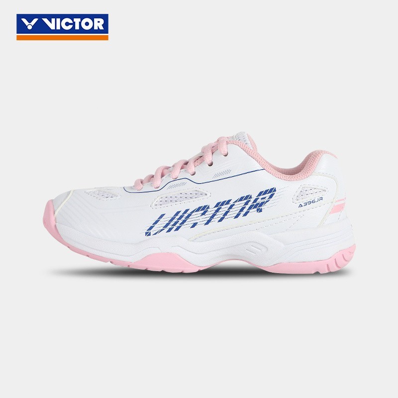 VICTOR รุ่น A396 JR ของแท้รองเท้ากีฬาแบดมินตันเด็กผู้ชายและผู้หญิง ทนต่อการสึกหรอ กันลื่น