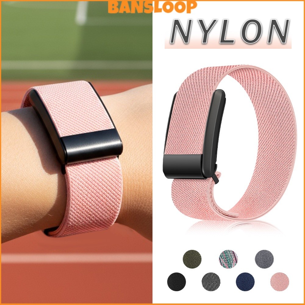 สายไนลอนยืดหยุ่น for Whoop 5.0 อุปกรณ์เสริมสายรัดข้อมืออ่อน for Smartwatch Whoop 5.0 วงอุปกรณ์เสริม