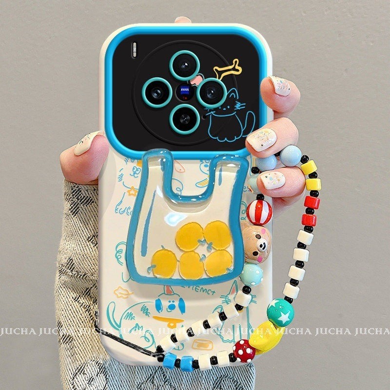 เหมาะสําหรับ vivox300s เคสโทรศัพท์ซิลิโคนกันกระแทก vovix300por ใหม่การ์ตูน Graffiti เส้นแมวสุนัข