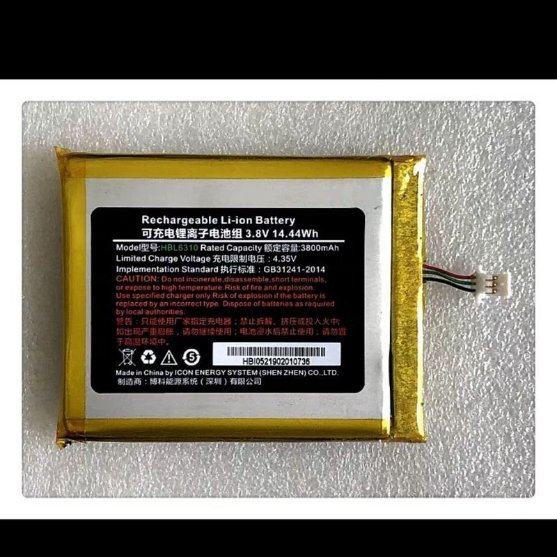 Uboxun i6310/C/B M7 PDA Yuantong Smart Terminal แบตเตอรี่ HBL6310